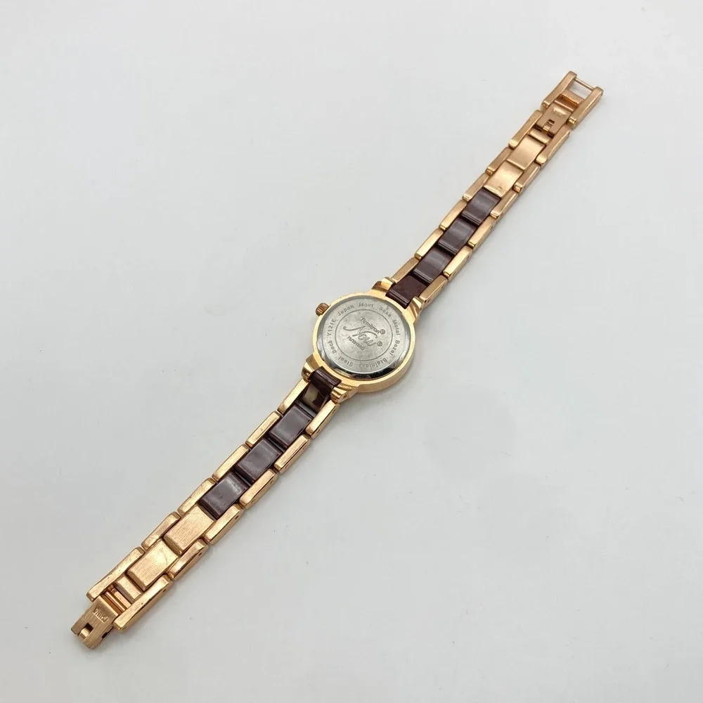Armitron Now Women's Watch 24mm Rose Gold Tone Ceramic Crystals New Battery 7